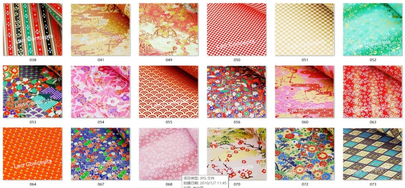 Crafts Origami Washi Scrapbook Printed Paper Yuzen Gift Wrapping Paper