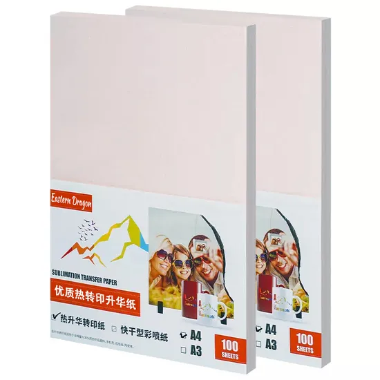 58GSM Papel de sublimación de transferencia de calor de 64 pulgadas para impresión textil